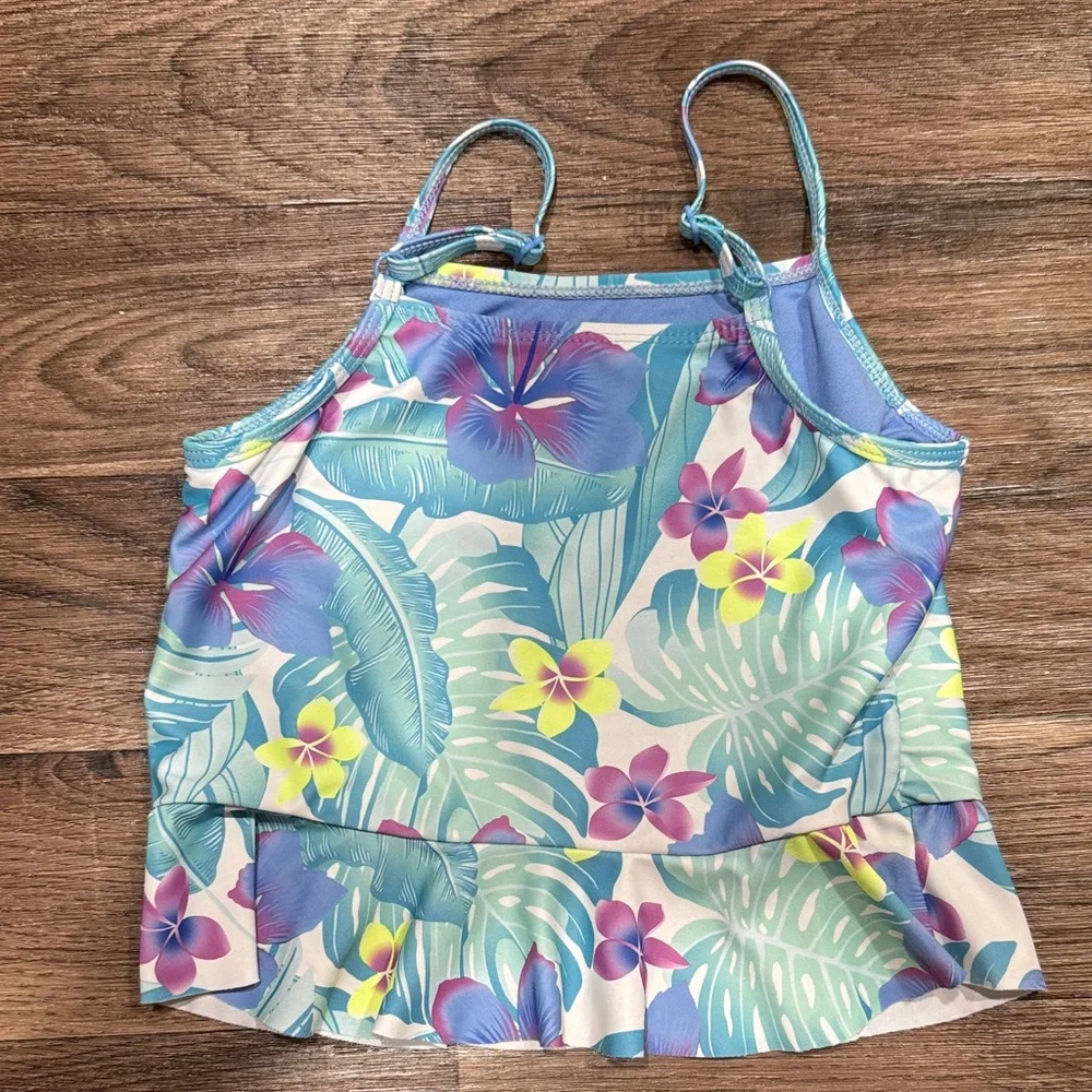 Hurley Kids Tropical Bikini Set - Blue and Purple